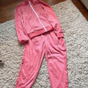 Michael Kors Pink Zip-Front Set